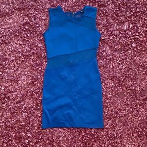 Blue Sheer Dress